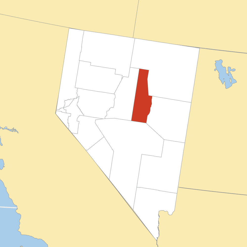 eureka county map